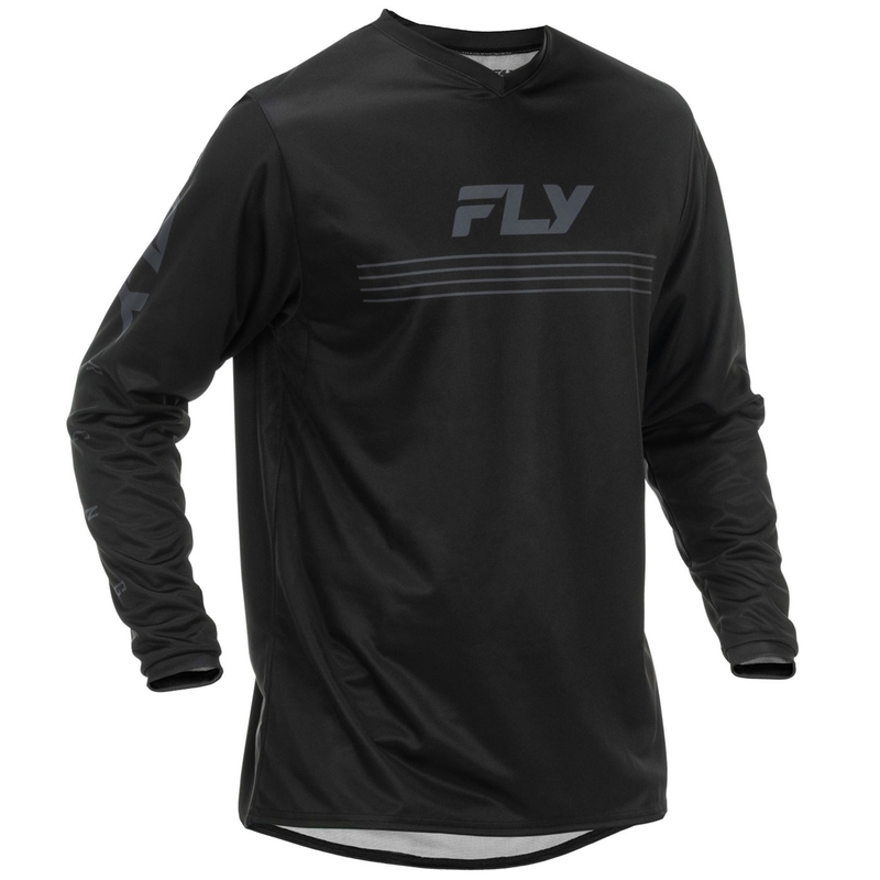 Tricou motocross FLY Racing UNIVERSAL negru-alb II
