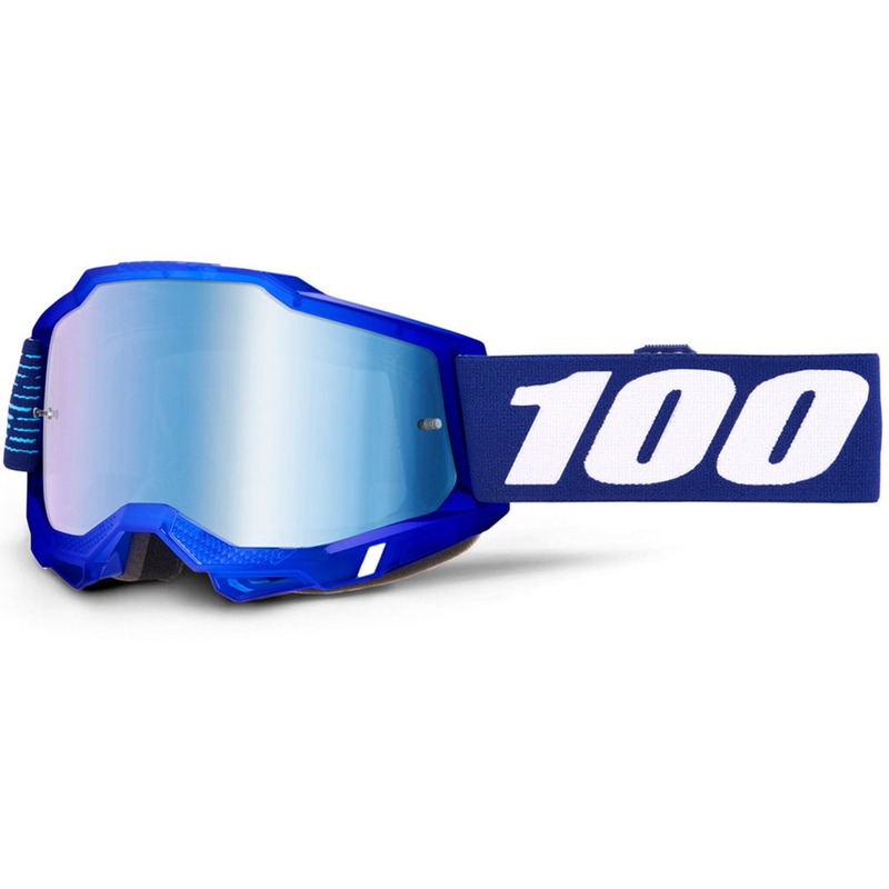 Ochelari motocross 100% Accuri 2 2028 cu plexiglas albastru