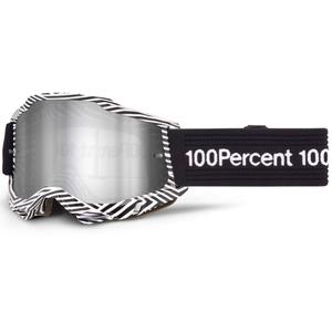 Ochelari de motocross 100% Accuri 2 SAMBA cu plexiglas argintiu