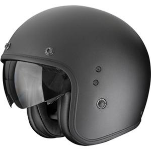 Cască de motocicletă Scorpion Belfast EVO Solid Open, neagră mată