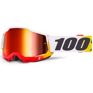 Ochelari motocross 100% Accuri 2 TORKEN cu plexiglas roșu