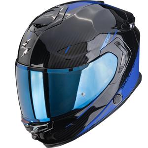 Cască integrală pentru motocicletă Scorpion EXO-GT SP Air Asphalt negru-albastru