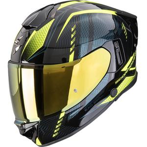 Cască integrală pentru motocicletă Scorpion EXO-530 Air Theras negru-galben fluo
