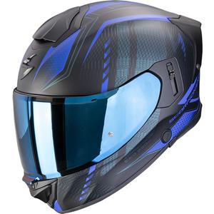 Cască integrală pentru motocicletă Scorpion EXO-530 Air Theras, negru mat-albastru