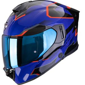 Cască integrală pentru motocicletă Scorpion EXO-530 Air Clip albastru-negru-roșu