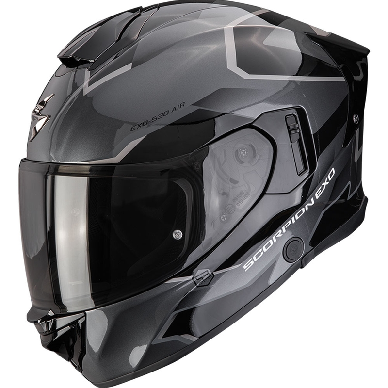 Cască integrală pentru motocicletă Scorpion EXO-530 Air Clip, argintiu-negru