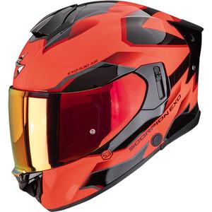 Cască integrală pentru motocicletă Scorpion EXO-530 Air Clip roșu-negru