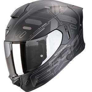 Cască integrală pentru motocicletă Scorpion EXO-530 Air Fond, negru-argintiu