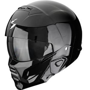 Cască deschisă cu mască Scorpion EXO-COMBAT II Negru solid