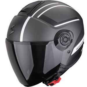 Cască de motocicletă Scorpion EXO-CITY II Cosmos, mată, argintiu-alb