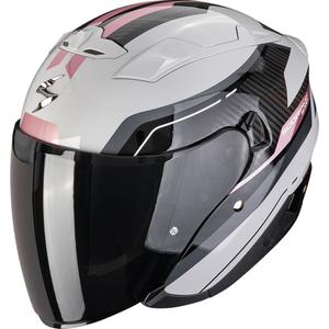 Cască de motocicletă Scorpion EXO-230 Hipe open face gri-roz