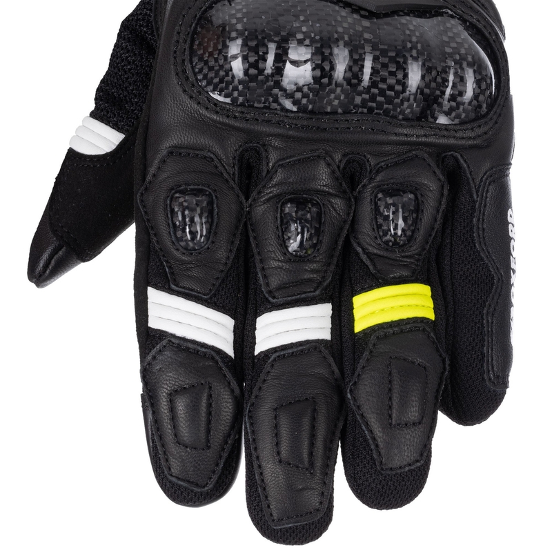 Mănuși de motocicletă Oxford RP-4S 3.0 negru-alb-galben