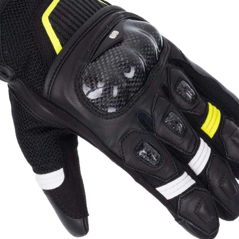 Mănuși de motocicletă Oxford RP-4S 3.0 negru-alb-galben