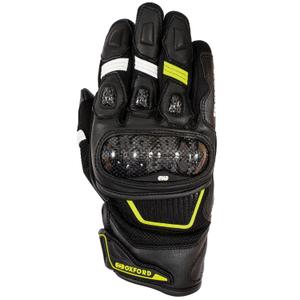 Mănuși de motocicletă Oxford RP-4S 3.0 negru-alb-galben
