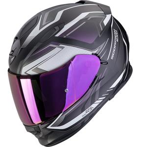 Cască integrală pentru motocicletă Scorpion EXO-491 Zumo, neagră mată, chameleon