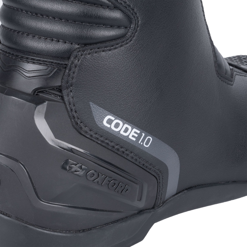 Ghete Motocicletă Oxford Code 1.0 D2D Negre