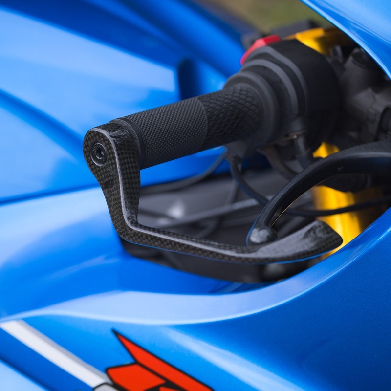 Apărătoare de manetă Oxford Carbon, carbon lucios