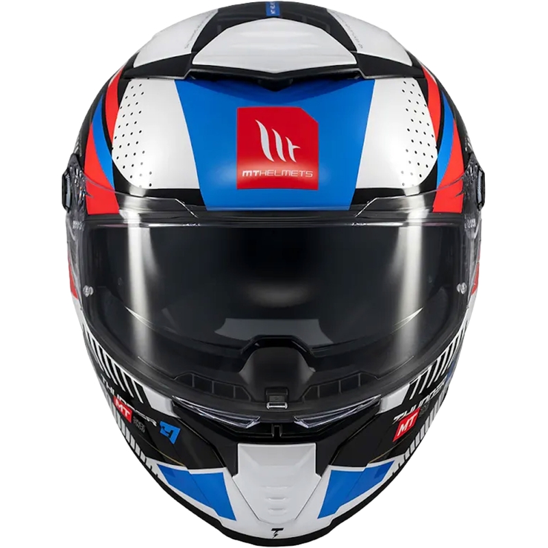 Cască integrală pentru motocicletă MT Thunder 4 SV Luminence albastră
