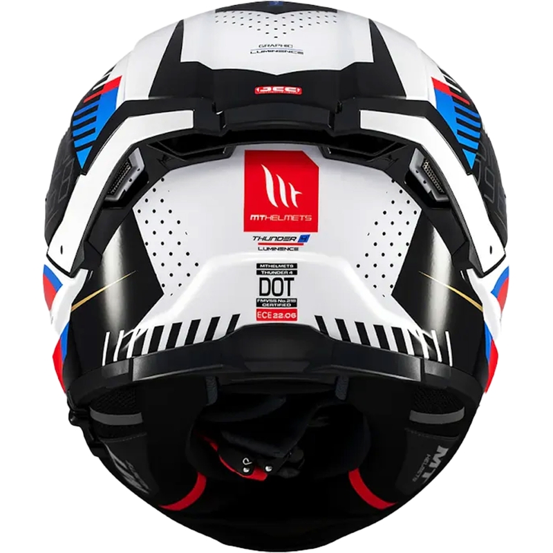 Cască integrală pentru motocicletă MT Thunder 4 SV Luminence albastră