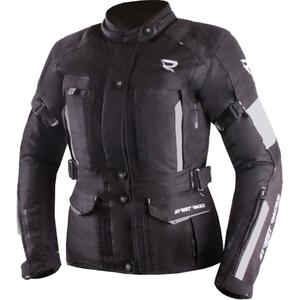 Geacă de motocicletă pentru femei Street Racer Hilax negru-gri