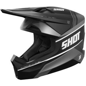 Cască motocross Shot Furious Dust negru mat