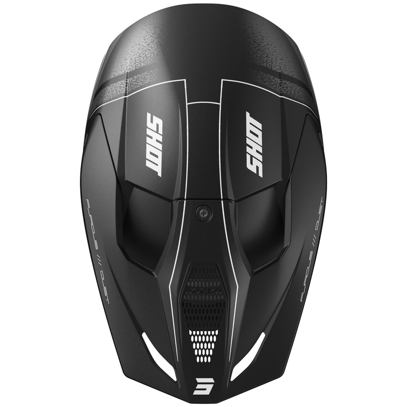 Cască motocross Shot Furious Dust negru mat