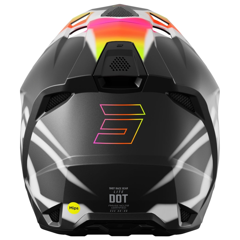 Cască motocross Shot Lite Devil negru mat