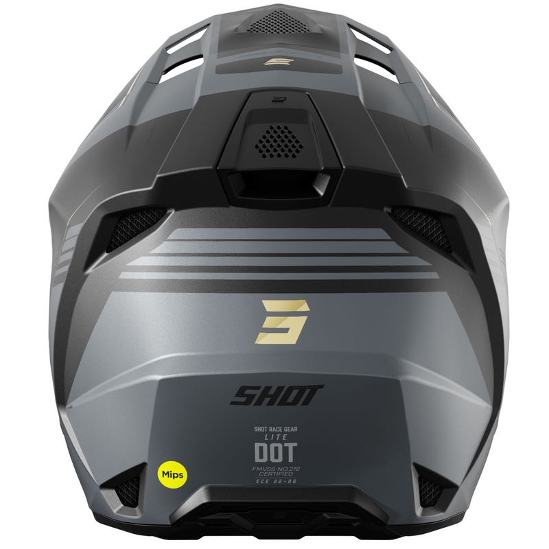Cască motocross Shot Lite S10 negru mat-gri