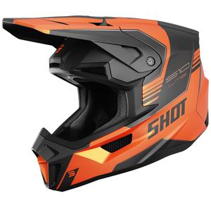 Cască motocross Shot Lite S10 portocaliu mat