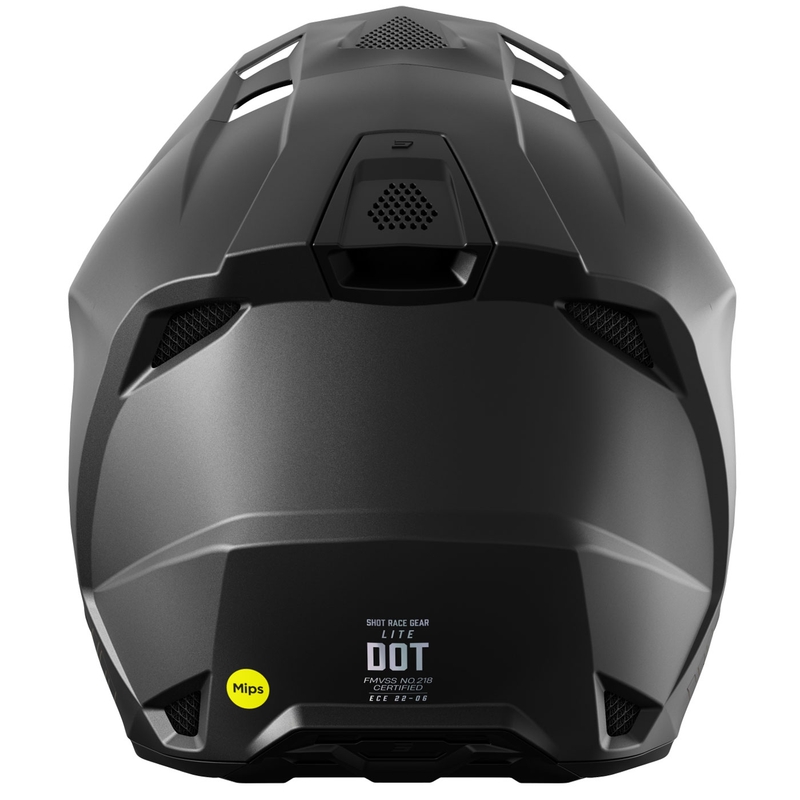 Cască motocross Shot Lite Solid negru mat