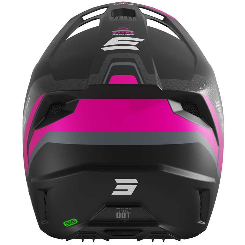 Cască motocross Shot Speed Atomic roz mat