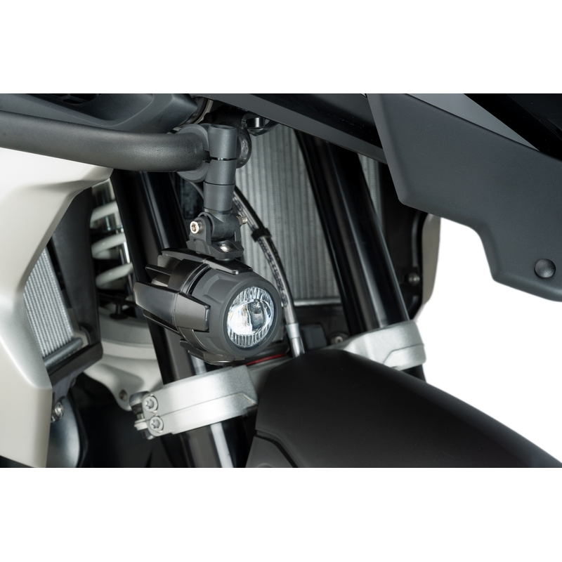 Auxiliary LED lights PUIG Negru homologated, set