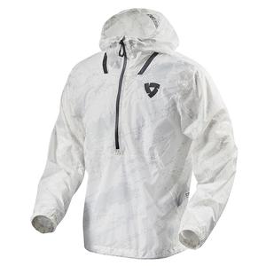 Revit Rain Smock Barrier Barrier jacheta de ploaie pentru motociclete alb
