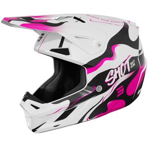 Cască motocross Shot Speed Beast roz perlat