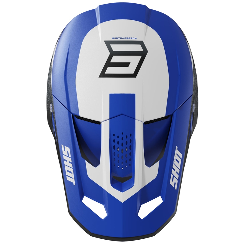 Cască motocross Shot Speed Hybrid albastru mat