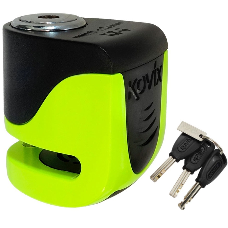 Blocator frână disc cu alarmă KOVIX KS6 verde