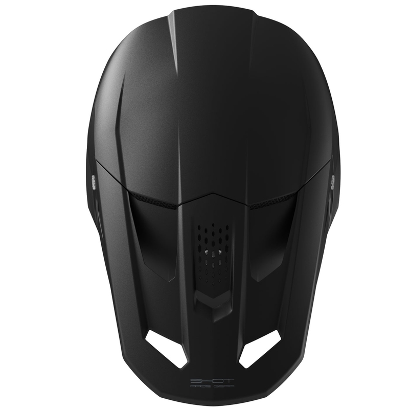 Cască de motocross Shot Speed Solid negru mat