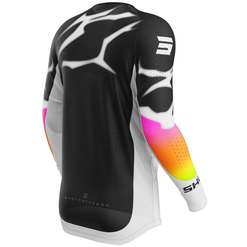 Tricou de motocross Shot Aerolite Devil negru