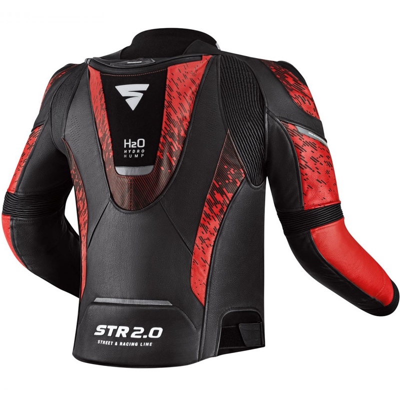Geacă de motocicletă Shima STR 2.0 negru-roșu
