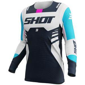 Tricou Motocross Shot Aerolite Sprint albastru