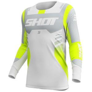 Tricou de motocross Shot Aerolite Sprint gri