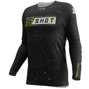 Tricou motocross Shot Contact Art negru