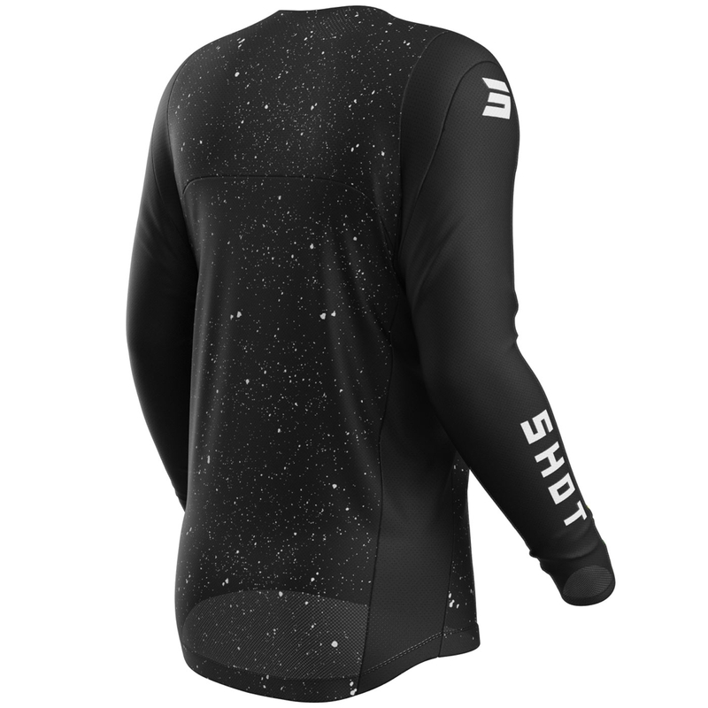 Tricou motocross Shot Contact Art negru