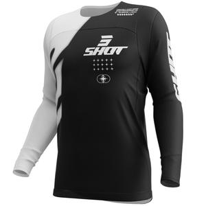 Tricou motocross Shot Contact Myst negru