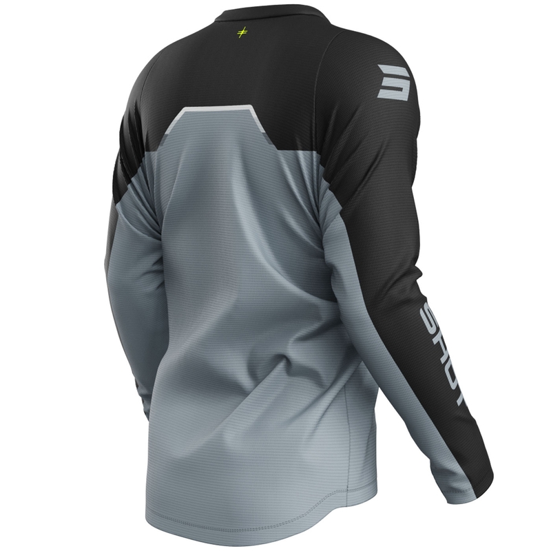 Tricou motocross Shot Devo Daytona galben fluo