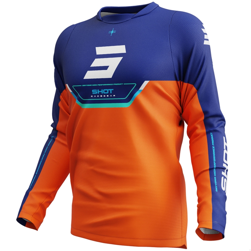 Tricou motocross Shot Devo Daytona portocaliu