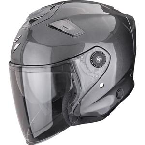 Cască de motocicletă Scorpion EXO-GT Jet Solid Open, gri metalic