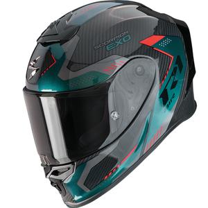 Cască integrală Scorpion EXO-R1 EVO II Carbon Air Propel Negru-Verde