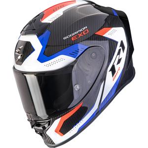 Cască integrală pentru motocicletă Scorpion EXO-R1 EVO II Carbon Air Propel negru-alb-roșu