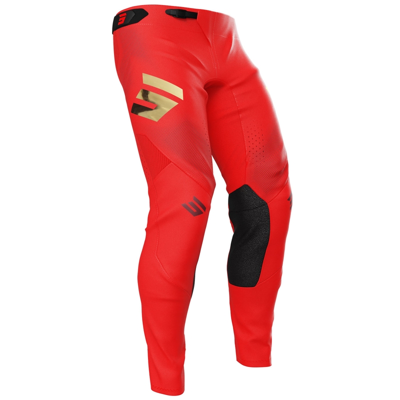 Pantaloni motocross Shot Aerolite Space roșii